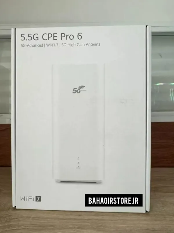مودم هواوی مدل Huawei CPE PRO 6 H165-383 – مودم 5.5G WiFi 7 (نو و پلمپ)
